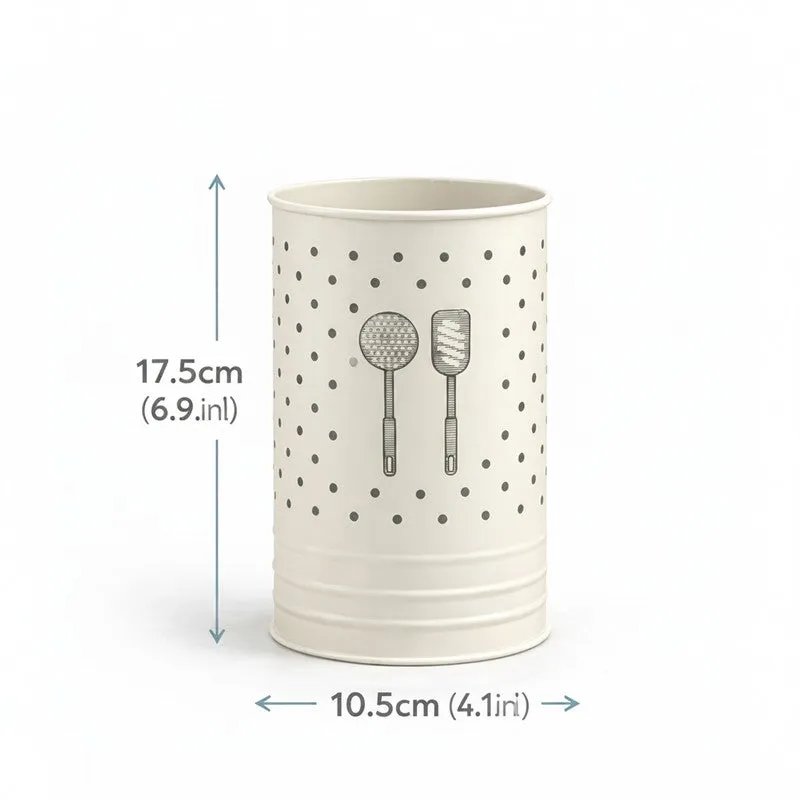 HomeSmart Sturdy Cutlery Stand - Ivory media 5