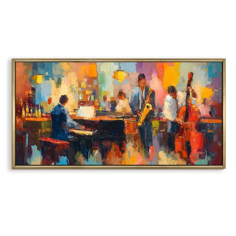 Piano Keys Canvas Wall Painting With Frame media 3