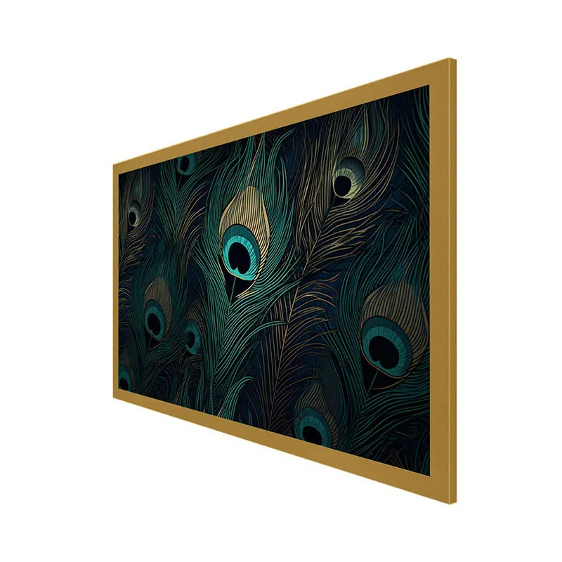 Feathers Of Mayura Canvas Wall Painting media 7