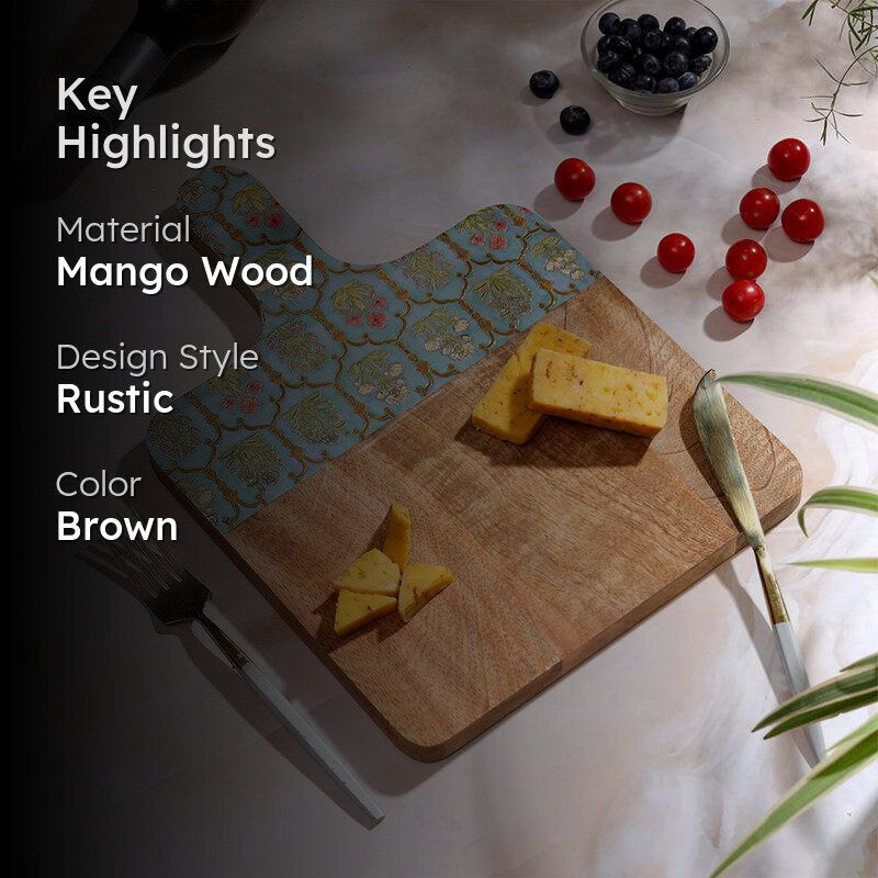 Maxima Ethnic Mango Wood Platter media 2
