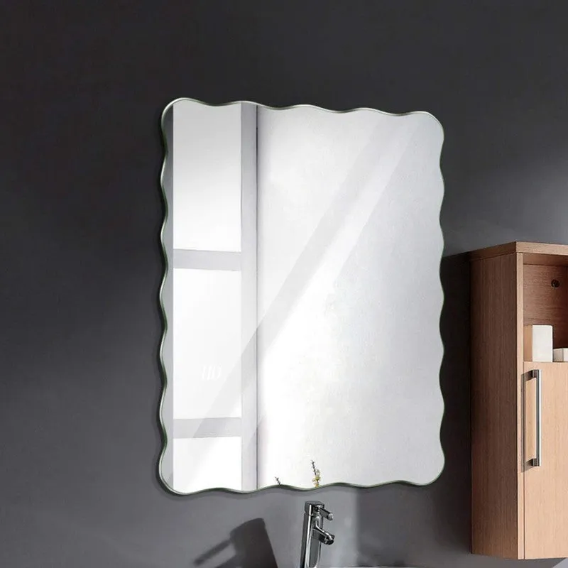 Opularch Glass Frameless Wall Mirror media 3