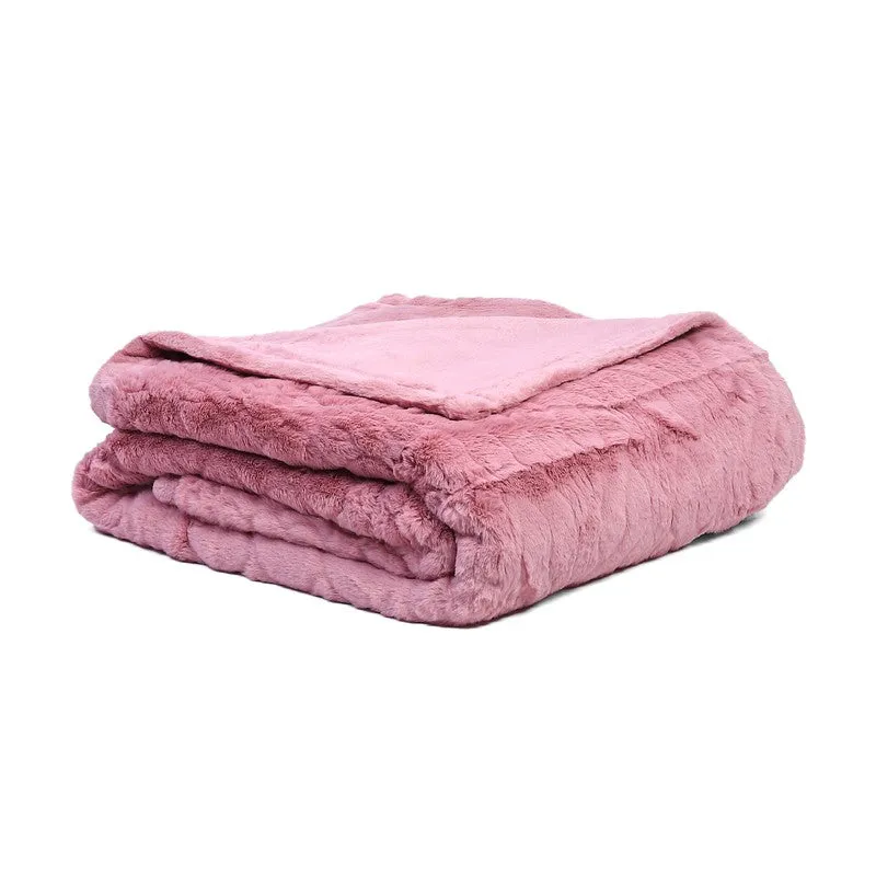 Monte Carlo Azure Bliss Blanket (Pink) - 852 GSM media 6