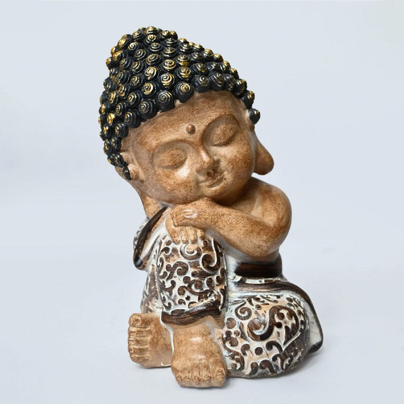 Resting Buddha Tabletop Idol media 5