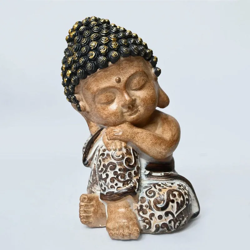 Resting Buddha Tabletop Idol media 5