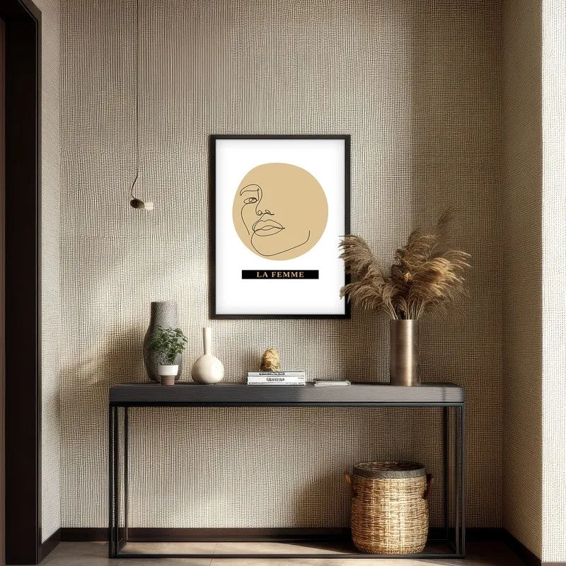 Ethereal Woman Canvas Wall Painting With Black Frame media 4