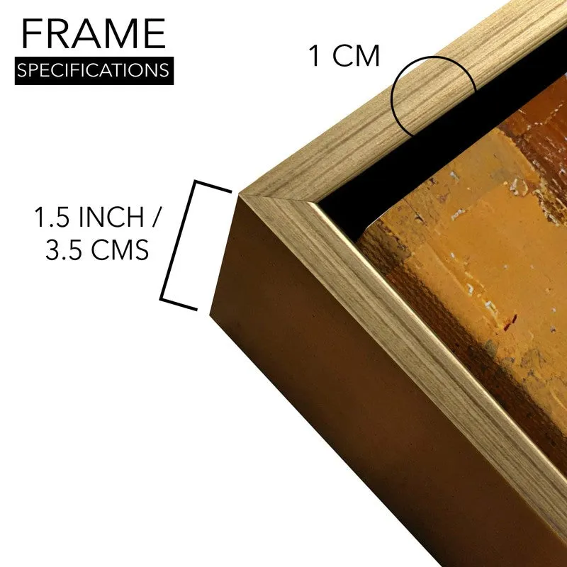 Amber Evenings Canvas Wall Painting With Frame media 6