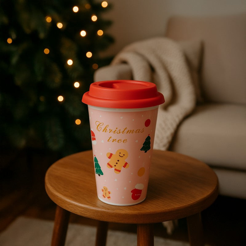 Sassy Ceramic,Silicone Coffee Mug (400 mL)