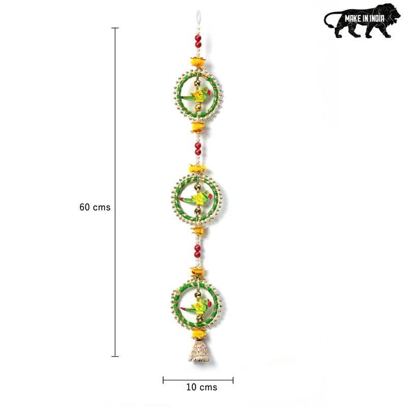 Pompom Parrot Toran - Set Of Four media 4