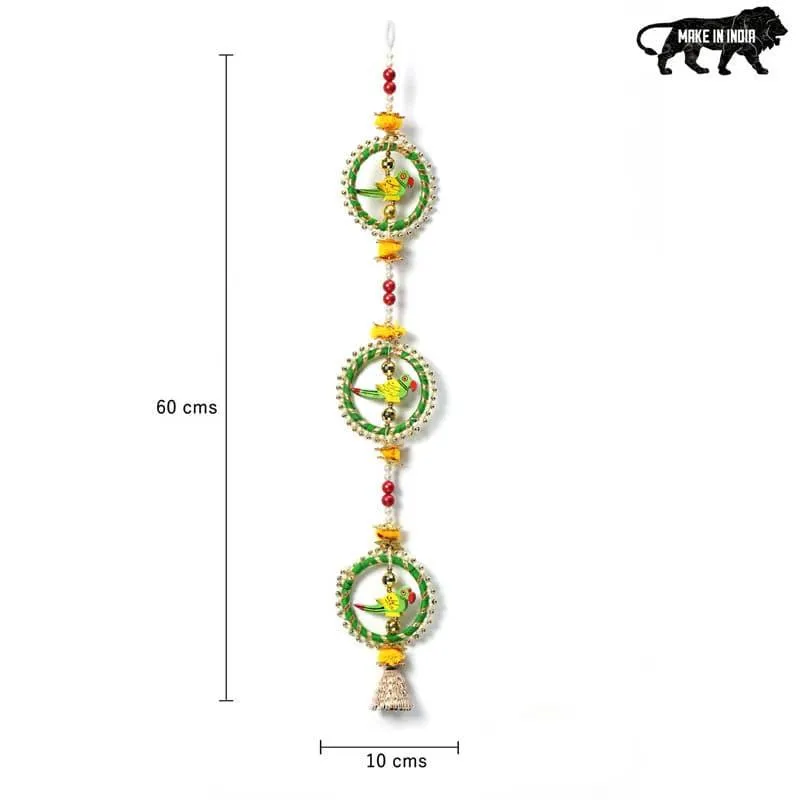 Pompom Parrot Toran - Set Of Four media 4