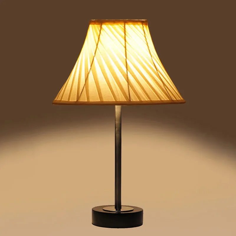 Twistra Rodin Wooden Table Lamp - OffWhite,Silver,Black media 6