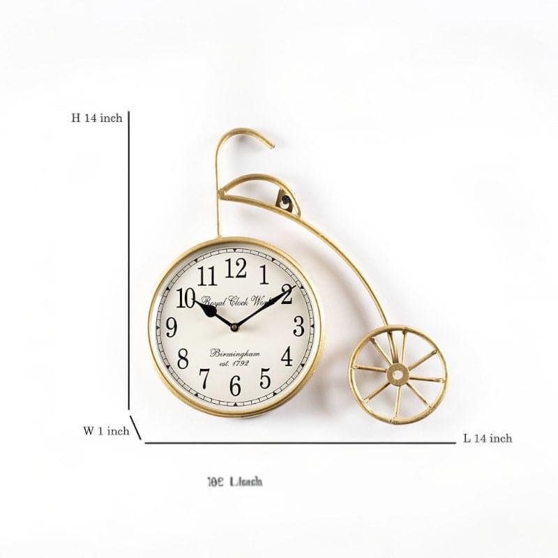 Ride to Town Wall Clock media 5