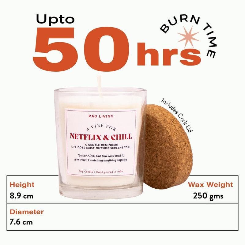 Netflix and Chill Soy Wax Scented Jar Candle media 9