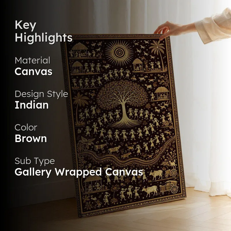Village Dance Canvas Wall Art & Paintings media 2