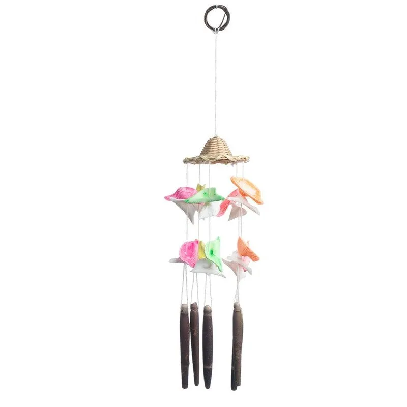 Coastal Whisper Sea Shell Windchime media 4