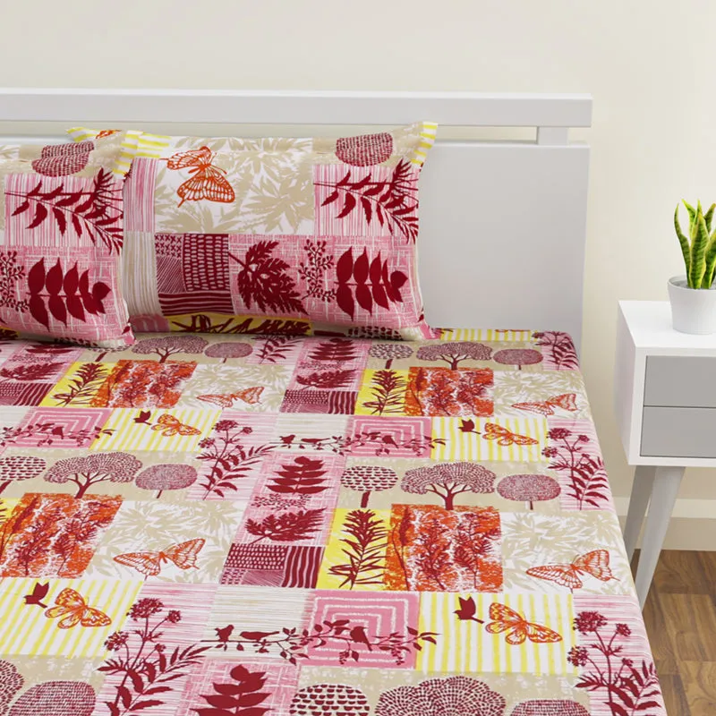 Thimposy Printed Cotton Bedsheet - 220 TC media 3