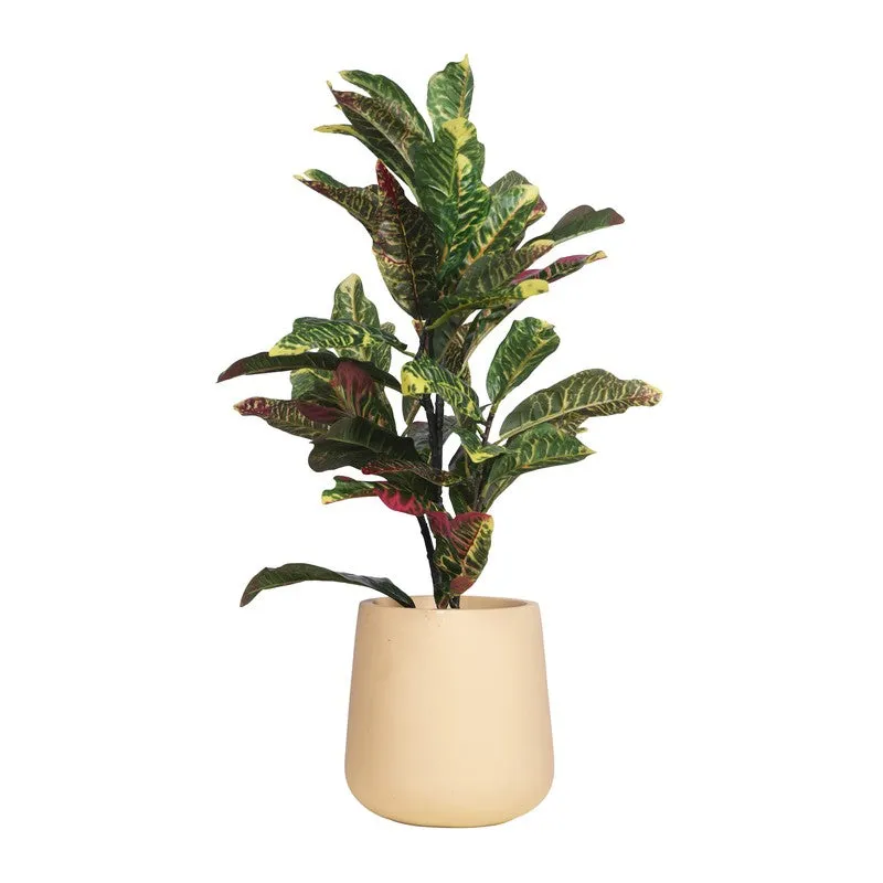 Urban Bloom Artificial Potted Plant With Fiber Pot - 2.5 Feet media 3