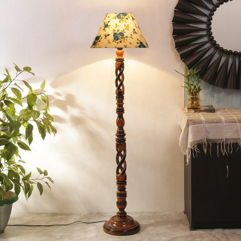 ConeCast Floor Lamp (Floral)