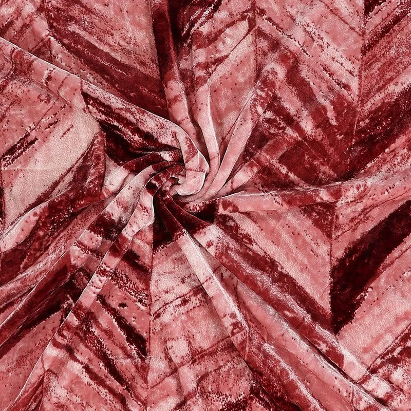Monte Carlo Verticle Cascade Blanket (Maroon) - 606 GSM media 6