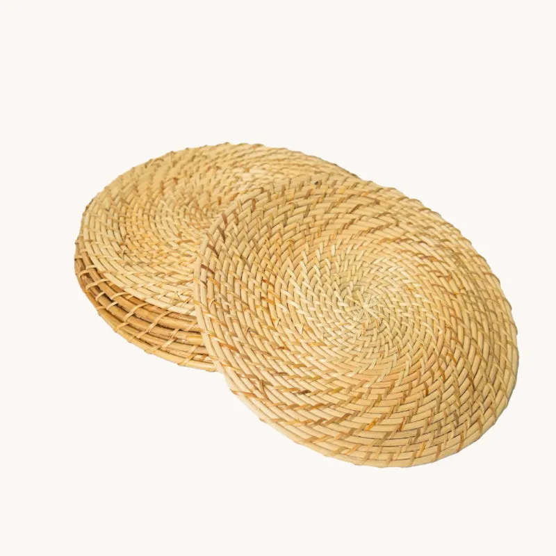 Vrita Twist Rattan Table Mat - Set Of Six media 5