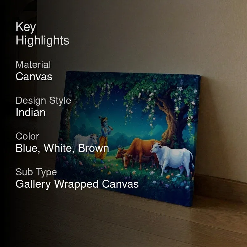 Kanha Blues Canvas Wall Art media 2
