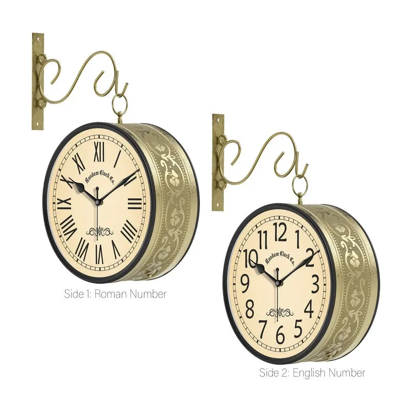 Heritagex Double Sided Wall Clock media 4