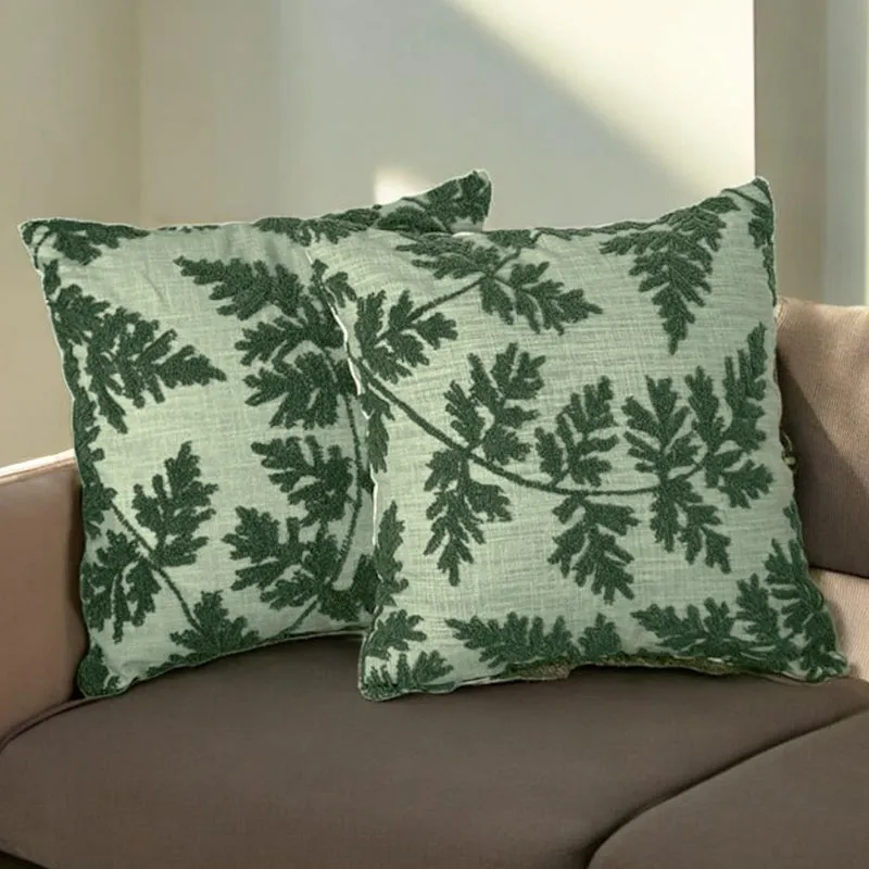 Fernweave Tufted Cushion Cover Set - Set Of Two media 2
