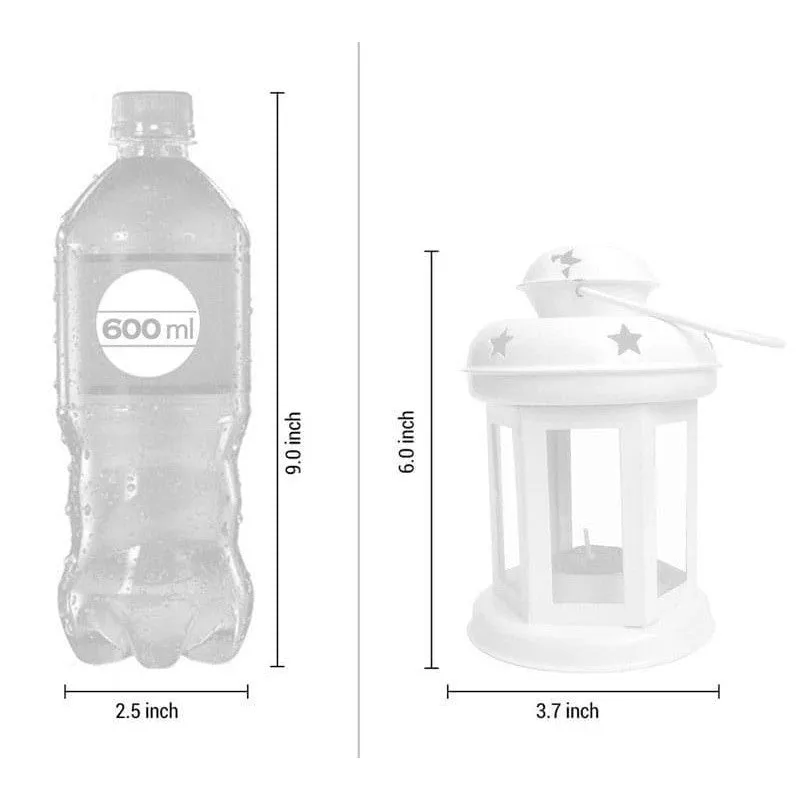 Lantern Lore Tealight Candle Holder - White media 4