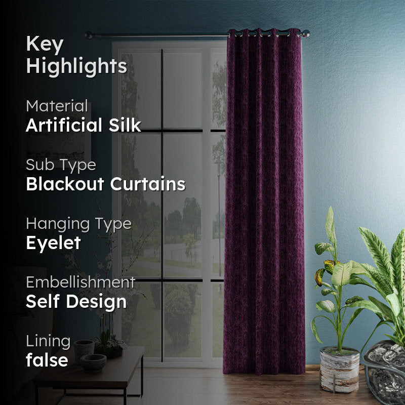 Clovar Blackout  Curtain - Grape media 2