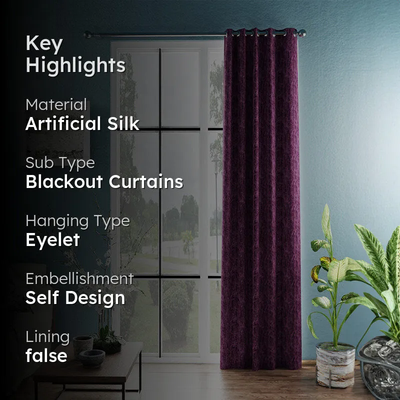 Clovar Blackout Curtain - Grape media 2