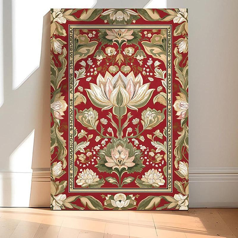 Sitaron ki Phool Canvas Traditional Wall Art media 2