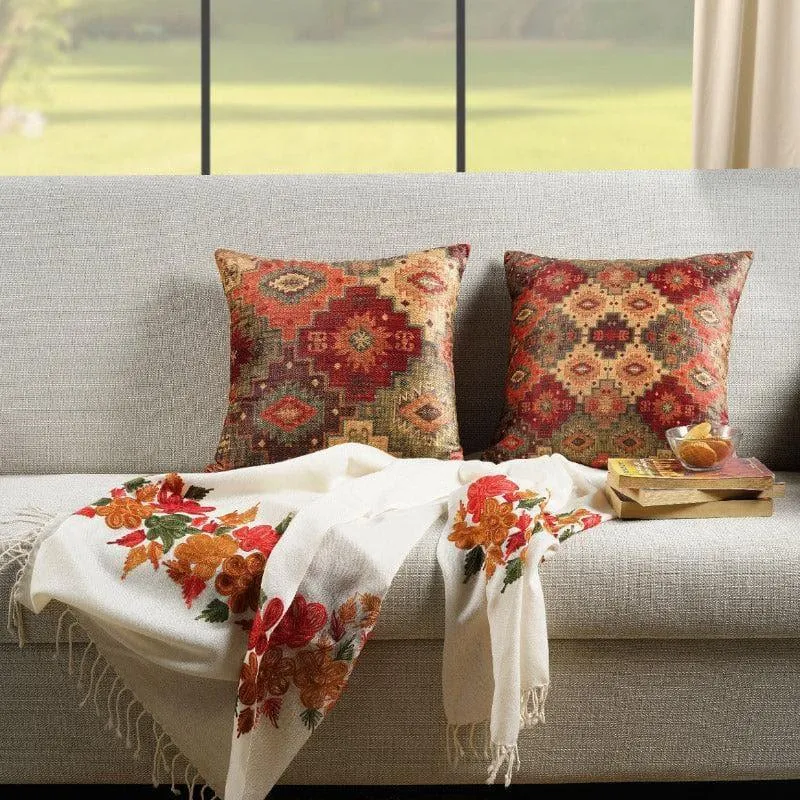 Swayam Ethnic Serenade Cushion Cover - Set Of Two media 2