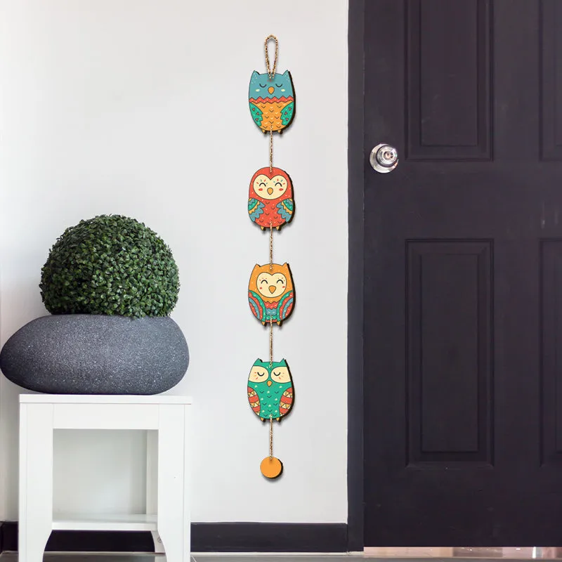 Hoots And Feathers MDF Wall Hanging - Set Of Two media 5