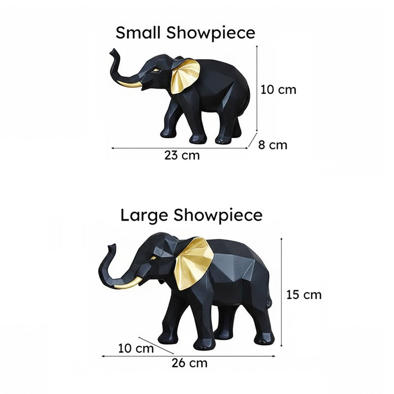 African Bush Elephant Showpiece - Set Of Two media 9