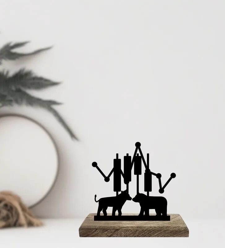 Market Forces at Play Showpiece - Set Of Two media 3