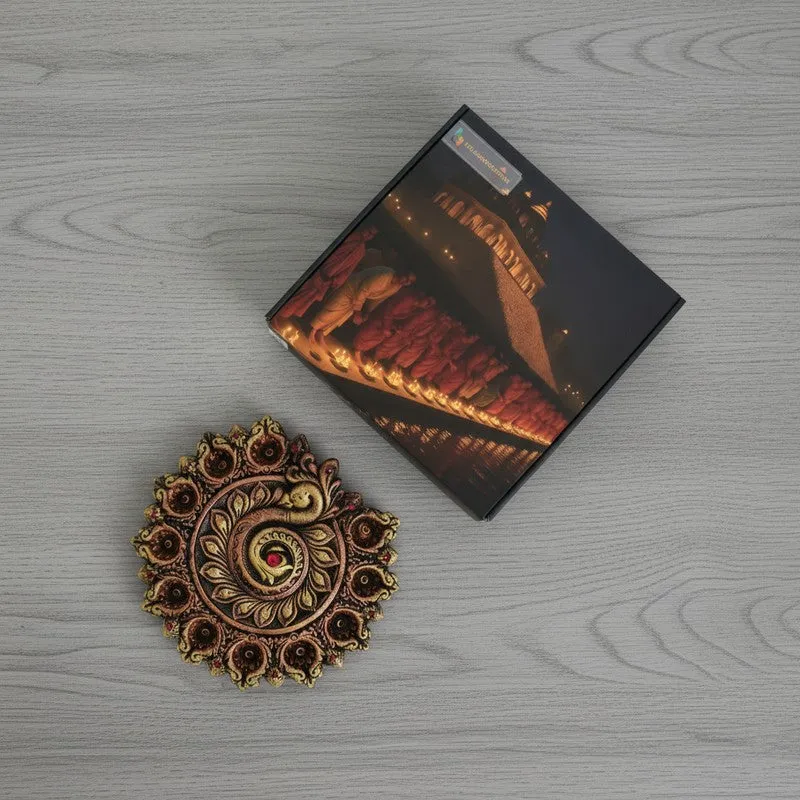 Peacock Glory Diya media 9