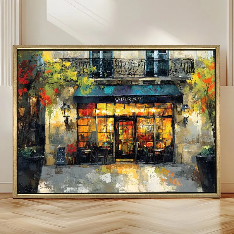 Amberique Canvas Wall Painting With Frame media 4