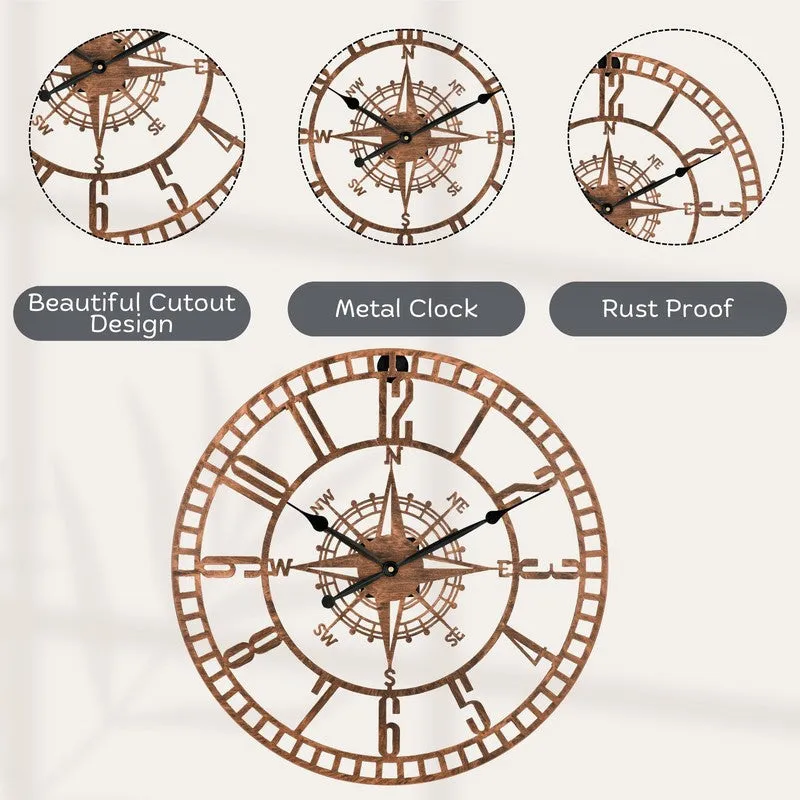 Tickin Silent Wall Clock - Bronze media 7