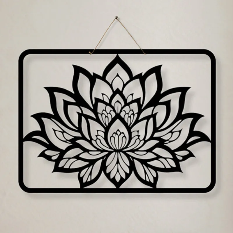 Padma Silhouette Iron Wall Accent media 3