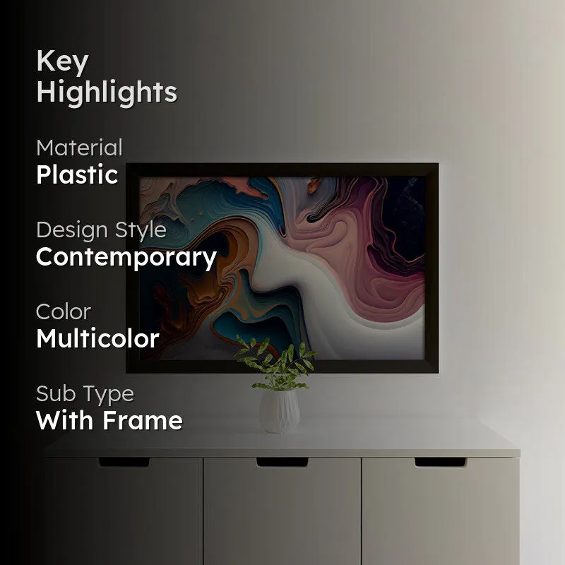Revery Flow Abstract Wall Painting media 2