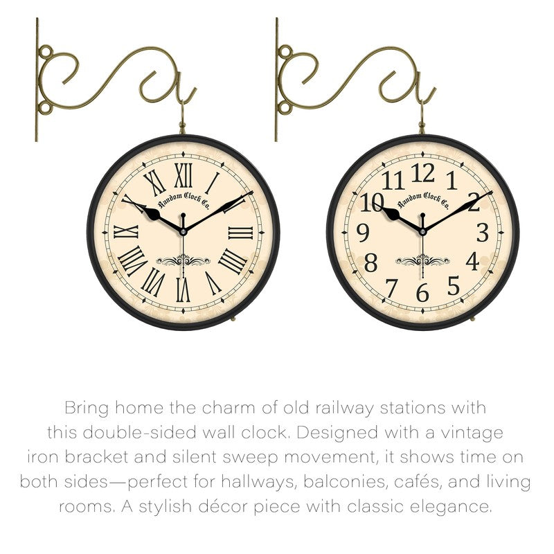Bronzewick Double Sided Wall Clock media 5