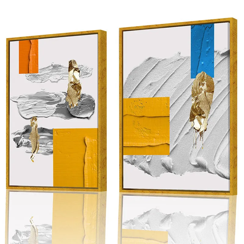 Abstract Textures Wall Art - Set Of Two media 3