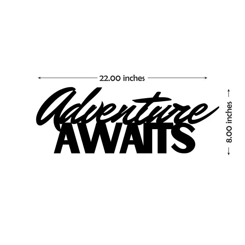 Adventure Awaits Iron Wall Accent media 5