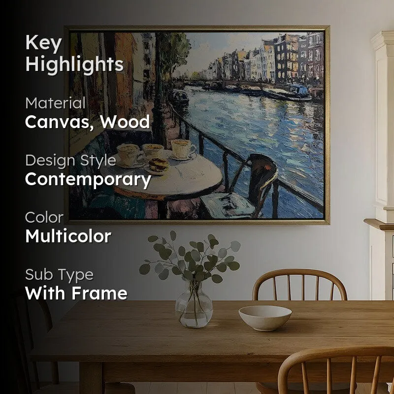 Sunbistro Canvas Wall Painting With Frame media 2