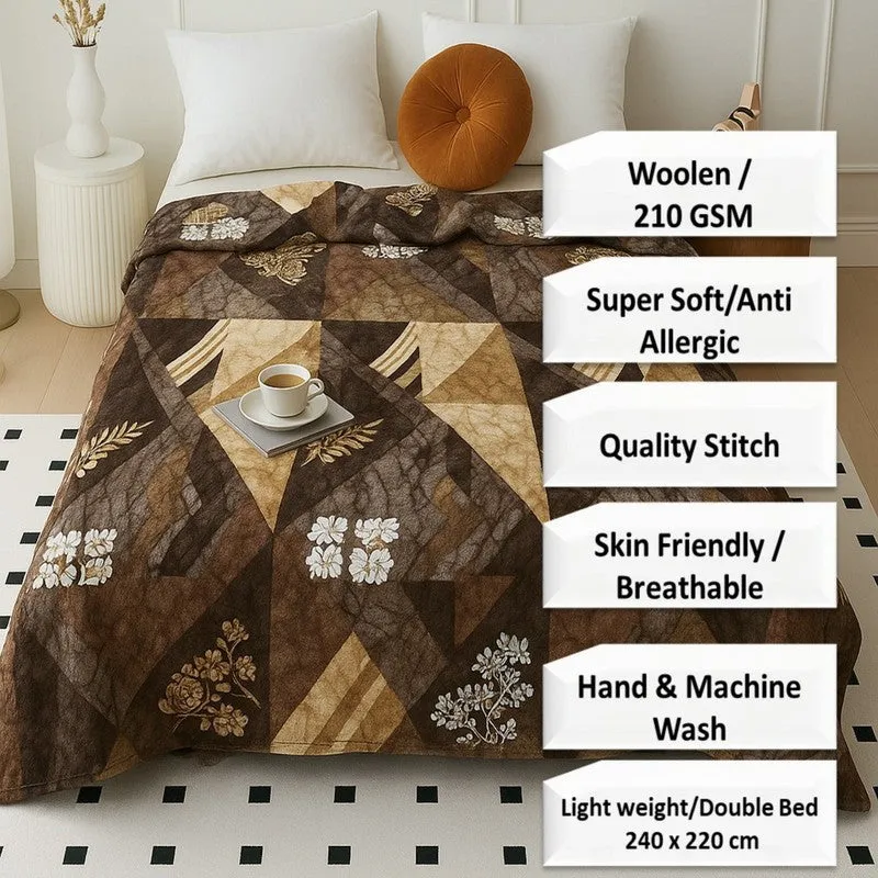 Cottage Flora Wool Blankets - 210 GSM - 8