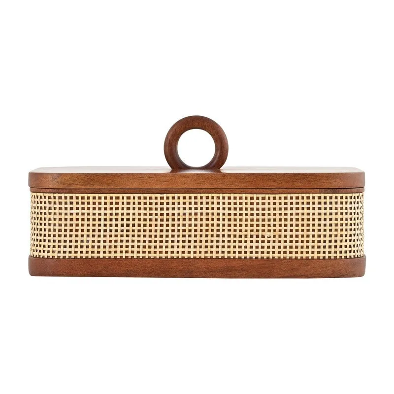 Tresso Wooden Masala Box with 8 Containers - Ten Piece Set media 4