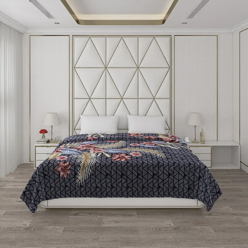 Monte Carlo Midnight Blossom Blanket - 800 GSM media 3