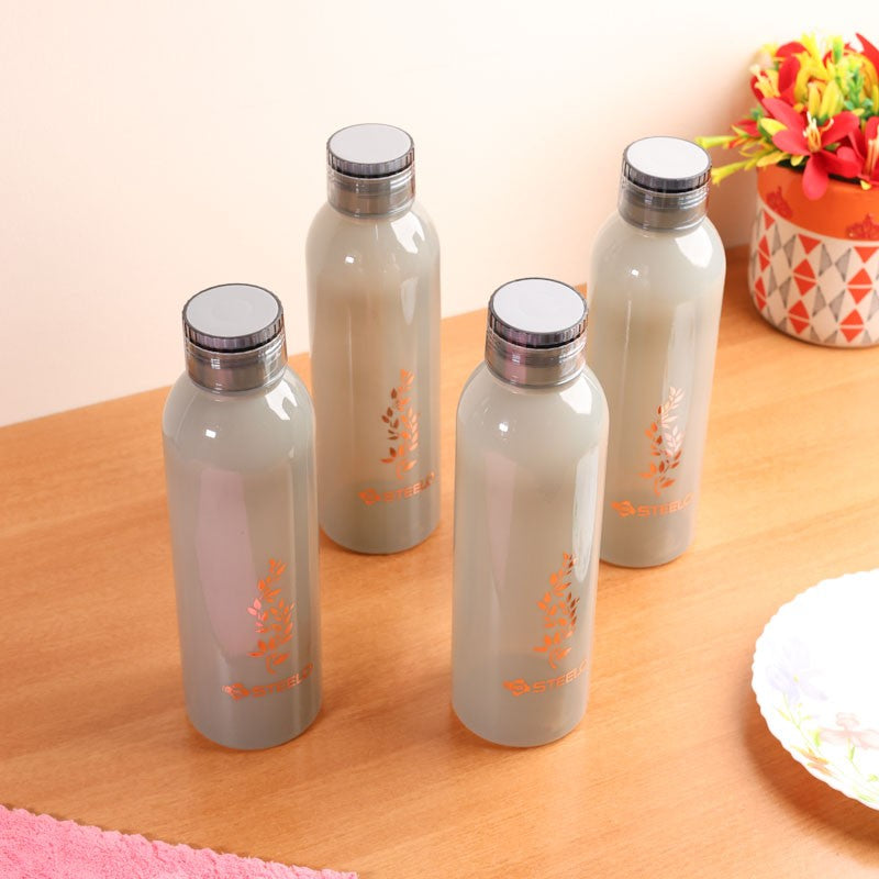 AquaBloom Grey Clear PET Bottle (1000 mL Each) - Set Of Four media 3