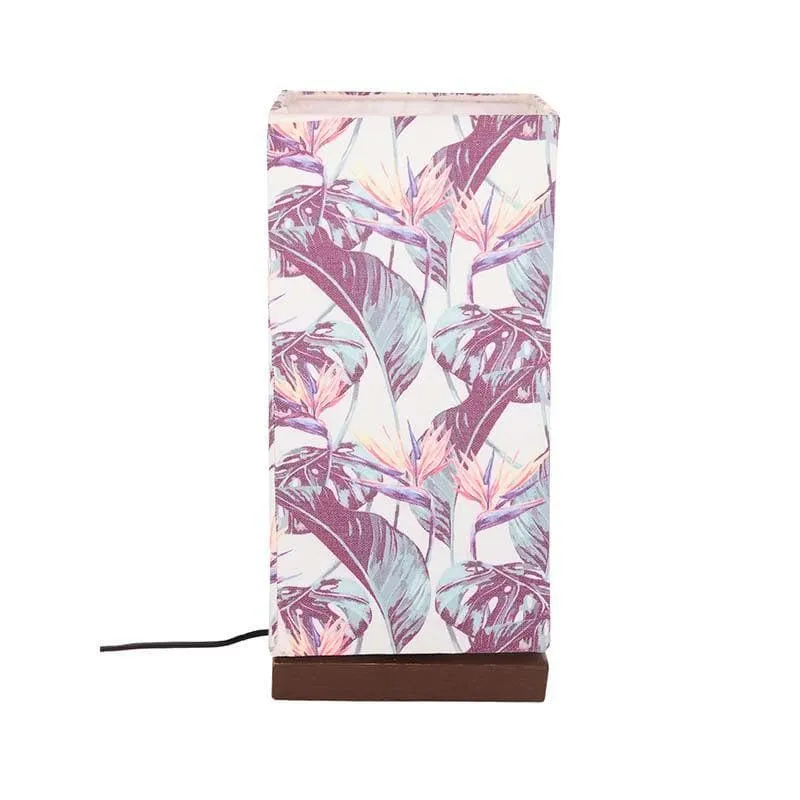 Tropical Fabric Table Lamp - Multicolor media 4