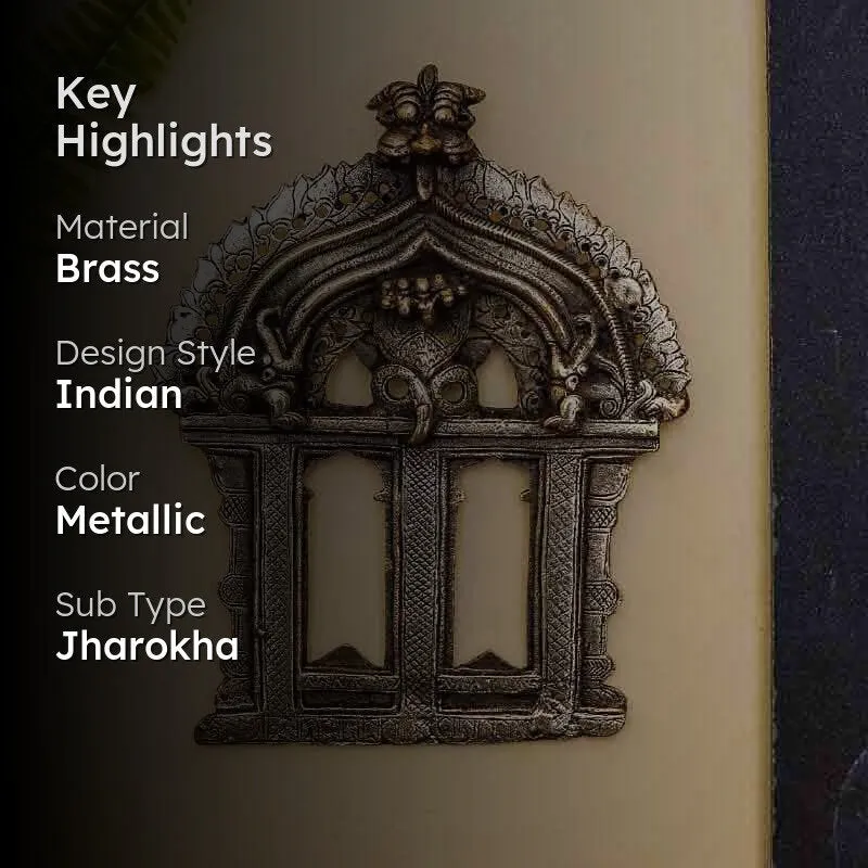 Prabhavali Temple Brass Wall Accent media 2