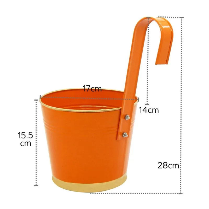 Lush Glow Planter (Orange) - Set Of Three media 4
